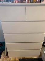 Witte Ladekast, Huis en Inrichting, Kasten | Ladekasten, Ophalen, 50 tot 100 cm, Zo goed als nieuw, 3 of 4 laden