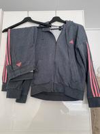 Joggingpak/huispak Adidas grijs roze S36, Adidas, Ophalen of Verzenden, Zo goed als nieuw, Maat 36 (S)