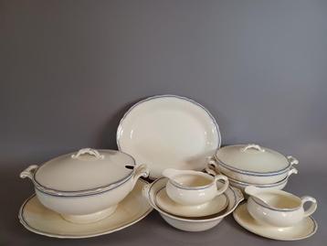 Engels eetservies Grindley Creampetal 12 persoons 1937- 1953 beschikbaar voor biedingen