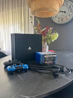 PS4 Pro 1TB - 2 controllers - 7 games, Spelcomputers en Games, Ophalen of Verzenden, Zo goed als nieuw, Met 2 controllers, Pro