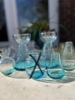 Lentevaasjes en bollenvazen turquoise blauw, Ophalen of Verzenden