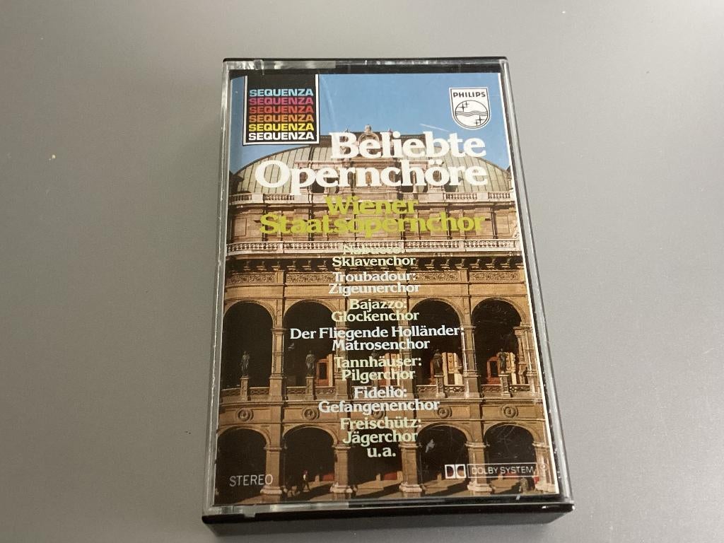 Beliebte Opernchöre Wiener Staatsopernchor mc, Gebruikt, Klassiek, 1 bandje, Ophalen of Verzenden