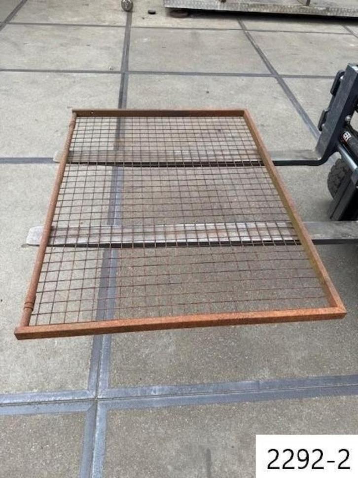 2292. Gaaspaneel / Hek gegalvaniseerd / Gaas paneel, Tuin en Terras, Gaas en Draad, Gebruikt, Minder dan 10 meter, Ophalen