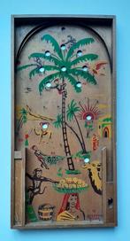 Antiek houten trekbiljart knikkerbaan. Homas. Wiko., Ophalen of Verzenden