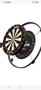 Winmau wispa geluid demping + Winmau wispa verlichting, Sport en Fitness, Darts, Ophalen, Zo goed als nieuw, Dartbord