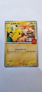 Pikachu MP 020 McDonald's Promo Pokémonkaart, Ophalen of Verzenden, Zo goed als nieuw, Losse kaart