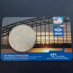 penning in coincard 100ste Nijmeegse vierdaagse BU, Postzegels en Munten, Munten | Nederland, Ophalen of Verzenden, Koningin Beatrix