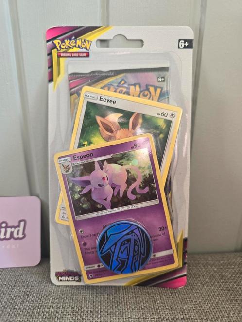 Unified Minds 1-pack blister Espeon, Hobby en Vrije tijd, Verzamelkaartspellen | Pokémon, Nieuw, Booster, Foil, Ophalen of Verzenden