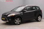 Ford Kuga 2.0 TDCi FWD *Leder* Navi* Bluetooth* Nw APK*, 136 pk, Gebruikt, Zwart, 2000 kg