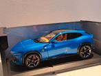 Ferrari Purosangue V12 Blauw 1/18 L Hamilton NIEUW Polistil, Ophalen of Verzenden, Nieuw, Auto, Overige merken
