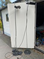 Twee Stijlvolle Vloerlampen, Ophalen of Verzenden, Gebruikt, Metaal, 150 tot 200 cm
