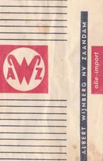 AWZ Albert Wijnberg Zaandam - olie import, Ophalen of Verzenden