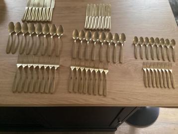 Royal van Kempen & Begeer 8 p bestek 64 delig Goud beschikbaar voor biedingen