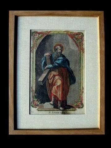 Antieke gravure 17e  18e eeuw  beschikbaar voor biedingen