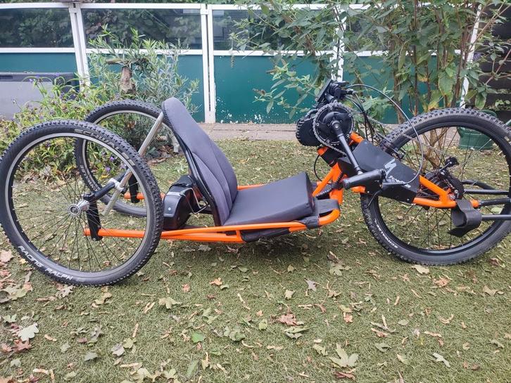 Praschberger speedbike handbike met bafang trapondersteuning, Diversen, Rolstoelen, Zo goed als nieuw, Elektrische rolstoel, Ophalen