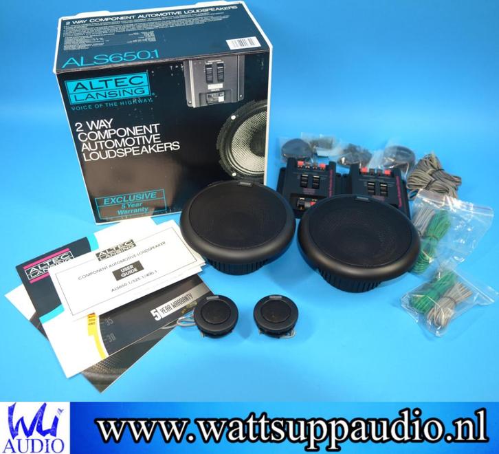 ALTEC LANSING ALS650.1 6.5'' / 16.5cm component set USA Made, Auto diversen, Autospeakers, Nieuw, Ophalen of Verzenden