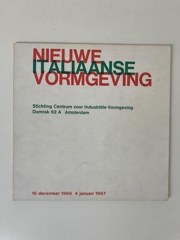 NIEUWE ITALIAANSE VORMGEVING 1966 catalogus design beschikbaar voor biedingen