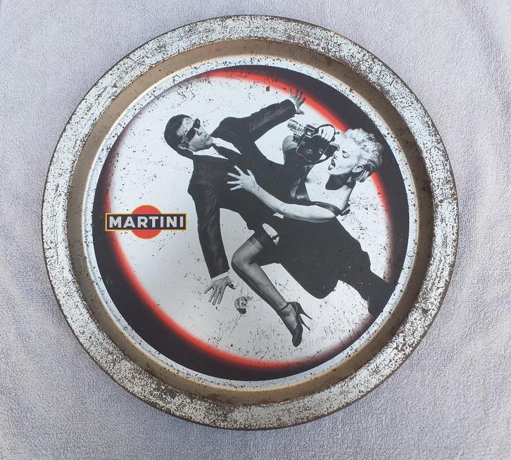 Martini dienblad. 1990, zeldzaam uit Italië., Verzamelen, Merken en Reclamevoorwerpen, Gebruikt, Gebruiksvoorwerp, Verzenden