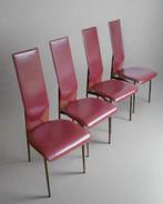 Set of 4 Fasem S44 dining chairs, Overige kleuren, Fasem, Ophalen of Verzenden, Metaal