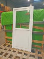 Kunststof Buitendeur 1/2glas  b98 x h200 cm Wit -2490-, Niet ingevuld, Kunststof, Gebruikt, 80 tot 100 cm