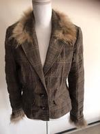 Nadine H. Katoen/polyester/wol, Jasje mt40, Maat 38/40 (M), Bruin, Ophalen of Verzenden, Jasje
