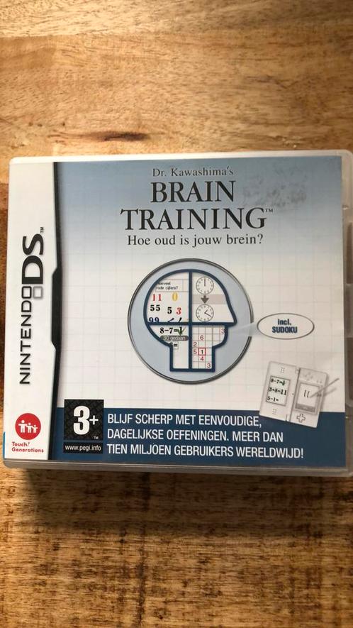 Dr. Kawashima's Brain Training, NDS, Spelcomputers en Games, Games | Nintendo DS, Zo goed als nieuw, Puzzel en Educatief, 3 spelers of meer