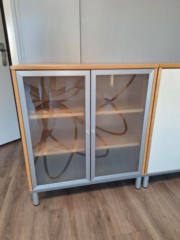 2x Effektiv Galant kasten Berken Ikea kantoorkast, wandkast - afbeelding 3