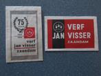 2 x Zaandam, Jan Visser Verf / 75 jaar, Verzamelen, Ophalen of Verzenden, Nederland