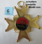 mooie schutters medaille, ster model, 1977 Nunspeet, Ophalen of Verzenden, Overige materialen, Nederland