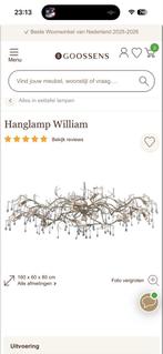 Goossens William Hanglamp - Zo Goed Als Nieuw!, Huis en Inrichting, Lampen | Hanglampen, Ophalen, Zo goed als nieuw, Metaal, 75 cm of meer