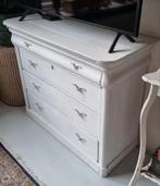 Brocante oude Franse ladekast of commode
96 cm breed, Antiek en Kunst, Antiek | Meubels | Kasten, Ophalen