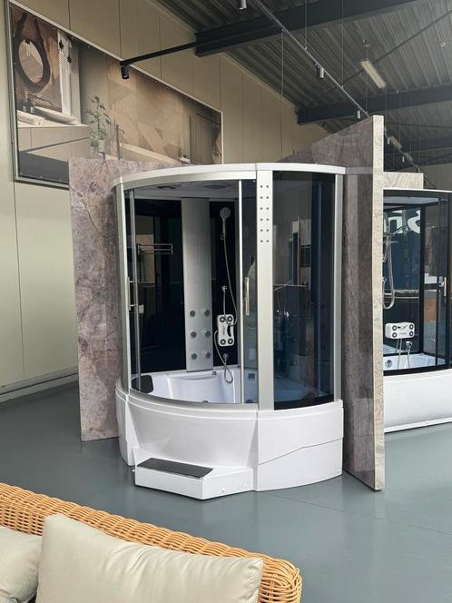 Stoomcabine met Whirlpool massagebad, 150cm x 150 cm, Huis en Inrichting, Badkamer | Complete badkamers, Zo goed als nieuw, Ophalen