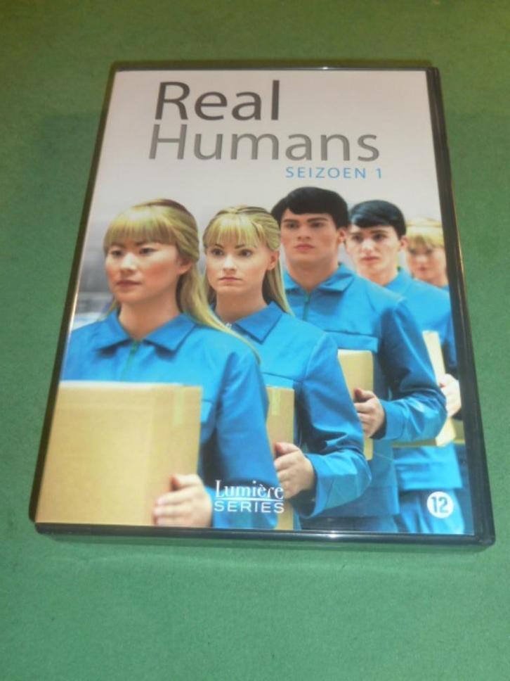 Real humans Seizoen 1 4 dvd-box, Cd's en Dvd's, Dvd's | Tv en Series, Zo goed als nieuw, Komedie, Boxset, Alle leeftijden, Verzenden