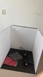 Product fotostudio, Audio, Tv en Foto, Fotografie | Fotostudio en Toebehoren, Ophalen, Zo goed als nieuw, Complete fotostudio