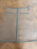 River Woods rok suedine maat 38, Kleding | Dames, Rokken, Maat 38/40 (M), River Woods, Beige, Ophalen of Verzenden