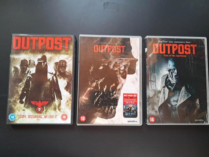 DVD Outpost Trilogy (€19,5 inclusief verzendkosten), Cd's en Dvd's, Dvd's | Horror, Zo goed als nieuw, Vanaf 16 jaar, Verzenden
