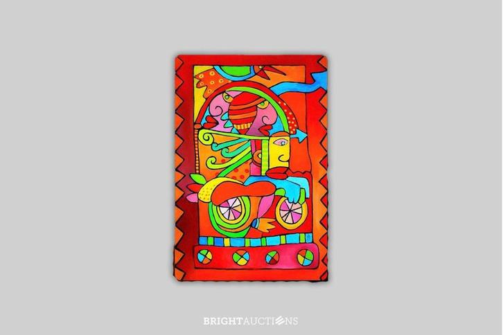 Kurtz Mobile - Simon Bruno, Antiek en Kunst, Kunst | Schilderijen | Modern, Ophalen