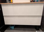 Badkamerkast, wastafelmeubel, 2 lades, Ophalen