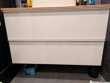 Badkamerkast, wastafelmeubel, 2 lades beschikbaar voor biedingen