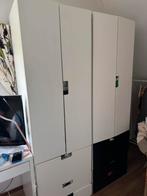 IKEA Kast Garderobe - Wit/Zwart, Huis en Inrichting, Kasten | Kledingkasten, Kunststof, Gebruikt, 100 tot 150 cm, 200 cm of meer