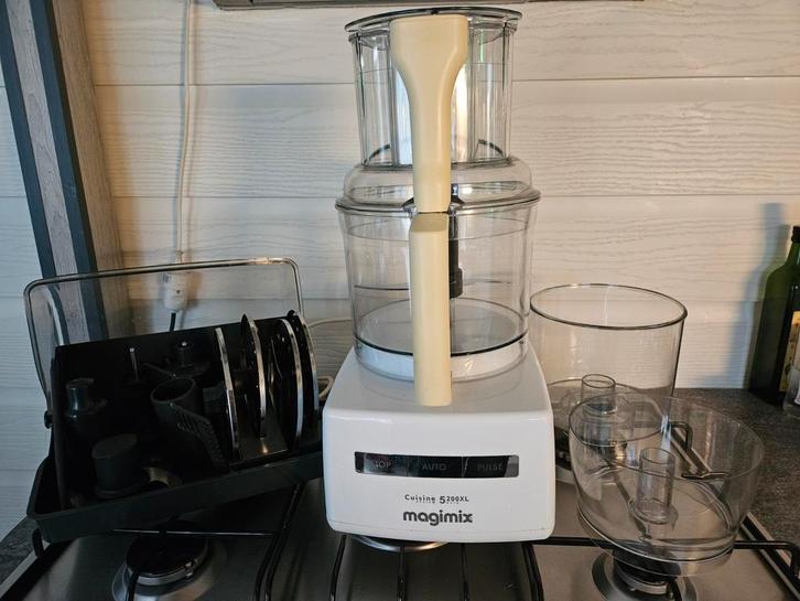 Magimix 5200XL Keukenmachine - Krachtig en Veelzijdig!, Witgoed en Apparatuur, Keukenmixers, Zo goed als nieuw, 4 liter of meer