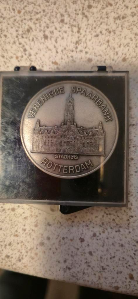 Verenigde Spaarbank Rotterdam Munt, Postzegels en Munten, Munten | Europa | Niet-Euromunten, Losse munt, Overige landen, Ophalen of Verzenden