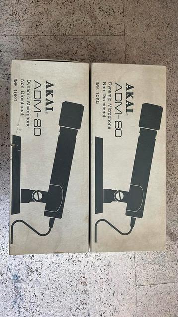 Akai ADM-80 microfoon 2 stuks beschikbaar voor biedingen
