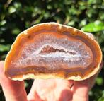 Gave Naturel Agaatgeode edelsteen verzameling mineralen, Verzamelen, Mineralen en Fossielen, Ophalen of Verzenden, Mineraal