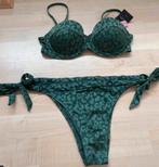 Bikini Hunkemöller groen donkergroen nieuw maat 75A / M, Nieuw, Ophalen of Verzenden, Bikini, Hunkemöller