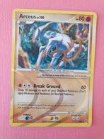 Arceus AR8 holo pokemon kaart, Ophalen of Verzenden, Zo goed als nieuw, Losse kaart