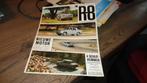 Folder  RENAULT  R8, Verzenden, Gelezen, Renault