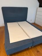 Ikea Dunvik | 160x200 | Bed | Boxspring | Onderstel, Huis en Inrichting, Ophalen, Gebruikt, Blauw, Tweepersoons