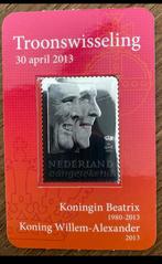 ** Zilveren 3D Postzegel verpakt, Postzegels en Munten, Postzegels | Nederland, Ophalen of Verzenden, Na 1940, Postfris