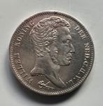 1 gulden 1831 / 21 overslag, zeldzaam, Postzegels en Munten, Munten | Nederland, 1 gulden, Zilver, Ophalen of Verzenden, Koning Willem I
